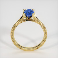 0.97 Ct. Sapphire Ring, 18K Yellow Gold 3