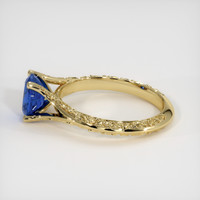 0.97 Ct. Sapphire Ring, 18K Yellow Gold 4