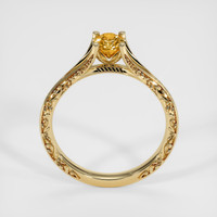 0.63 Ct. Sapphire Ring, 18K Yellow Gold 3