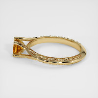 0.63 Ct. Sapphire Ring, 18K Yellow Gold 4