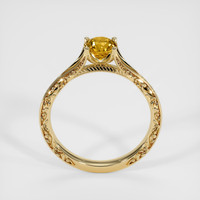 0.88 Ct. Sapphire Ring, 18K Yellow Gold 3
