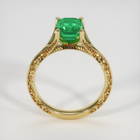 1.62 Ct. Emerald Ring, 18K Yellow Gold 3