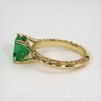 1.62 Ct. Emerald Ring, 18K Yellow Gold 4