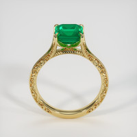 2.07 Ct. Emerald Ring, 18K Yellow Gold 3