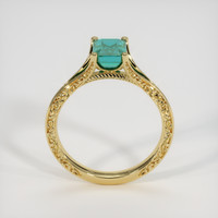 1.64 Ct. Emerald Ring, 18K Yellow Gold 3