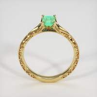 1.04 Ct. Emerald Ring, 18K Yellow Gold 3