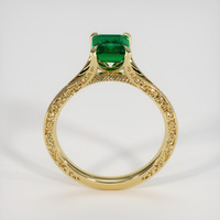 1.33 Ct. Emerald Ring, 18K Yellow Gold 3