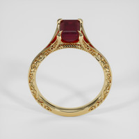 2.07 Ct. Red Garnet Ring, 18K Yellow Gold 3