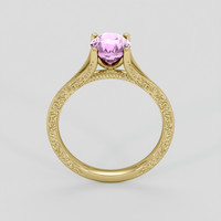 1.62 Ct. Pink Spinel Ring, 18K Yellow Gold 3