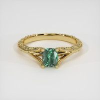 0.63 Ct. Gemstone Ring, 18K Yellow Gold 1