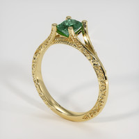 0.63 Ct. Gemstone Ring, 18K Yellow Gold 2