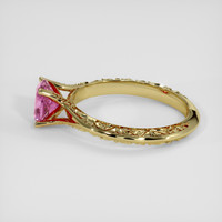 1.14 Ct. Pink Spinel Ring, 18K Yellow Gold 4