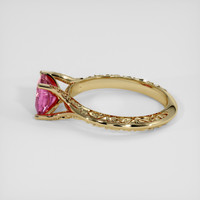 1.52 Ct. Pink Spinel Ring, 18K Yellow Gold 4