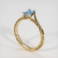 0.48 Ct. Gemstone Ring, 18K Yellow Gold 2