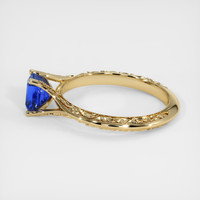 1.03 Ct. Sapphire Ring, 18K Yellow Gold 4