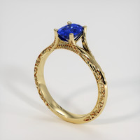 1.41 Ct. Bi Color Sapphire Ring, 18K Yellow Gold 2