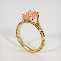 3.51 Ct. Sapphire Ring, 18K Yellow Gold 2