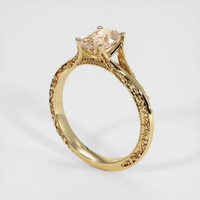 1.75 Ct. Padparadscha Sapphire Ring, 18K Yellow Gold 2