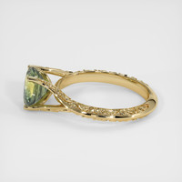 1.52 Ct. Bi Color Sapphire Ring, 18K Yellow Gold 4