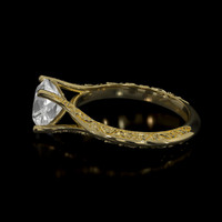 2.05 Ct. Sapphire Ring, 18K Yellow Gold 4