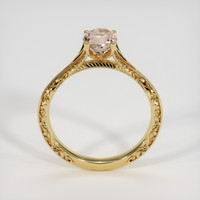 1.35 Ct. Padparadscha Sapphire Ring, 18K Yellow Gold 3