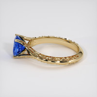1.48 Ct. Blue Sapphire Ring, 18K Yellow Gold 4