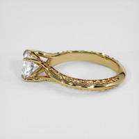 1.58 Ct. White Sapphire Ring, 18K Yellow Gold 4