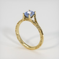 1.22 Ct. Bi Color Sapphire Ring, 18K Yellow Gold 2