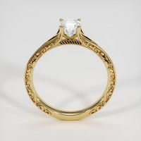 1.09 Ct. White Sapphire Ring, 18K Yellow Gold 3