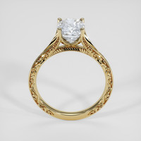 2.52 Ct. White Sapphire Ring, 18K Yellow Gold 3