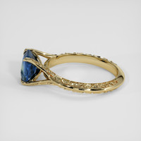 1.49 Ct. Bi Color Sapphire Ring, 18K Yellow Gold 4