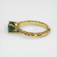 1.57 Ct. Bluish Green Sapphire Ring, 18K Yellow Gold 4