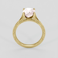 3.59 Ct. Pink Sapphire Ring, 18K Yellow Gold 3