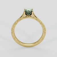1.14 Ct. Color Change Sapphire Ring, 18K Yellow Gold 3