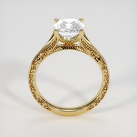 2.24 Ct. White Sapphire Ring, 18K Yellow Gold 3