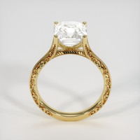 4.04 Ct. White Sapphire Ring, 18K Yellow Gold 3