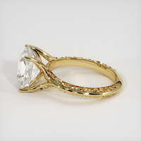 4.04 Ct. White Sapphire Ring, 18K Yellow Gold 4