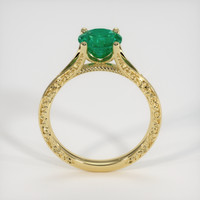 1.43 Ct. Emerald Ring, 18K Yellow Gold 3