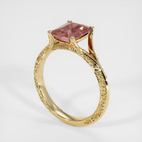 1.55 Ct. Sapphire Ring, 18K Yellow Gold 2
