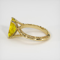 2.05 Ct. Yellow Sapphire Ring, 18K Yellow Gold 4