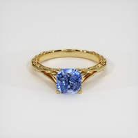 2.24 Ct. Sapphire Ring, 18K Yellow Gold 1
