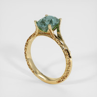 2.58 Ct. Sapphire Ring, 18K Yellow Gold 2