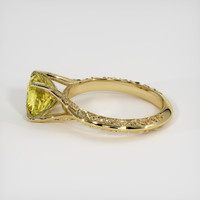 2.57 Ct. Yellow Sapphire Ring, 18K Yellow Gold 4