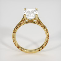 3.51 Ct. White Sapphire Ring, 18K Yellow Gold 3