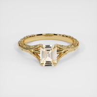 1.03 Ct. Sapphire Ring, 18K Yellow Gold 1