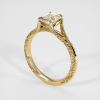 1.03 Ct. Sapphire Ring, 18K Yellow Gold 2