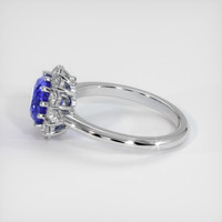 3.24 Ct. Blue Sapphire Ring, Platinum 950 4