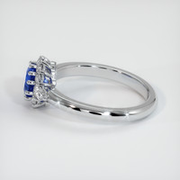 1.07 Ct. Blue Sapphire Ring, Platinum 950 4