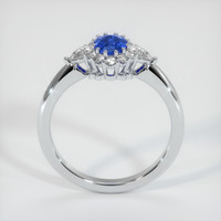 0.51 Ct. Blue Sapphire Ring, Platinum 950 3