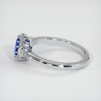 0.51 Ct. Blue Sapphire Ring, Platinum 950 4